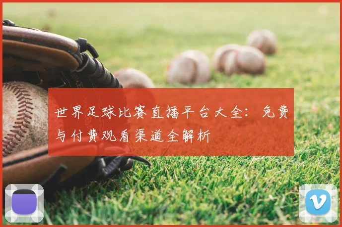 世界足球比赛直播平台大全：免费与付费观看渠道全解析